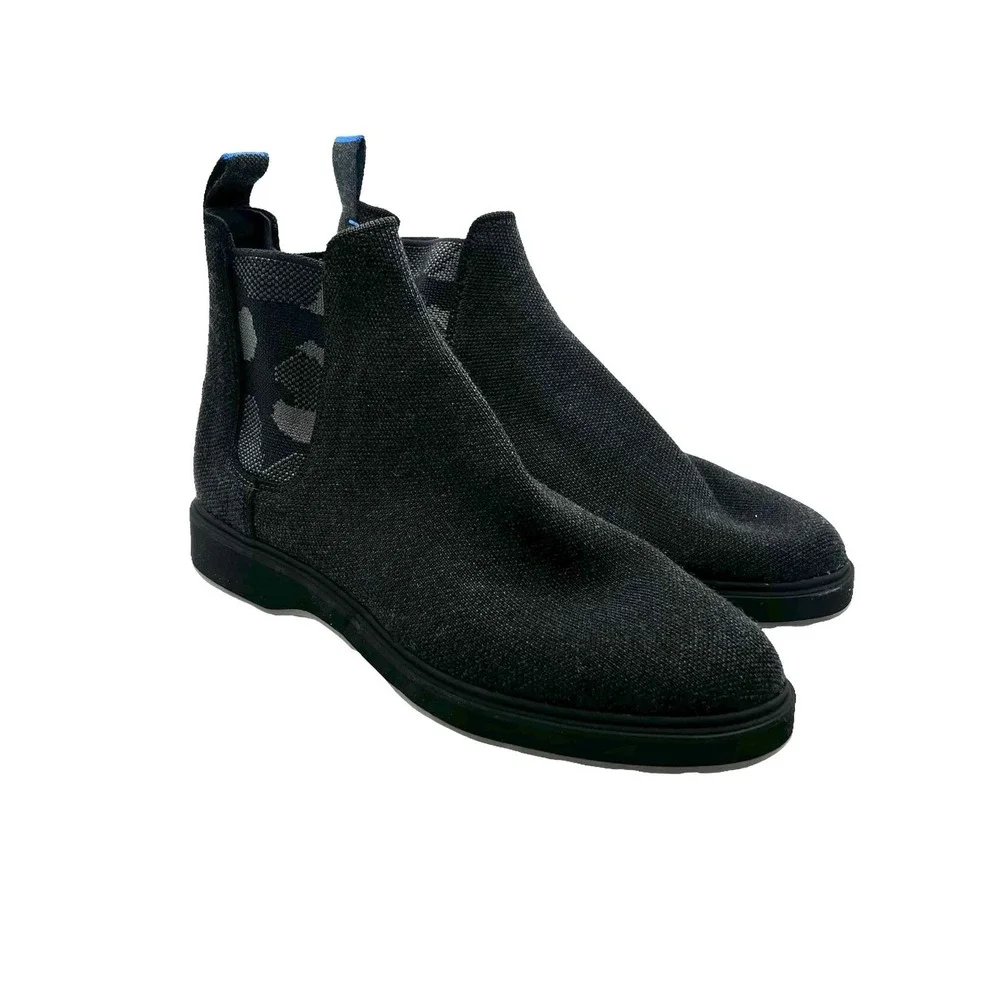 Rothy's Merino Wool Chelsea Boots Dark Gray Men's Size 13